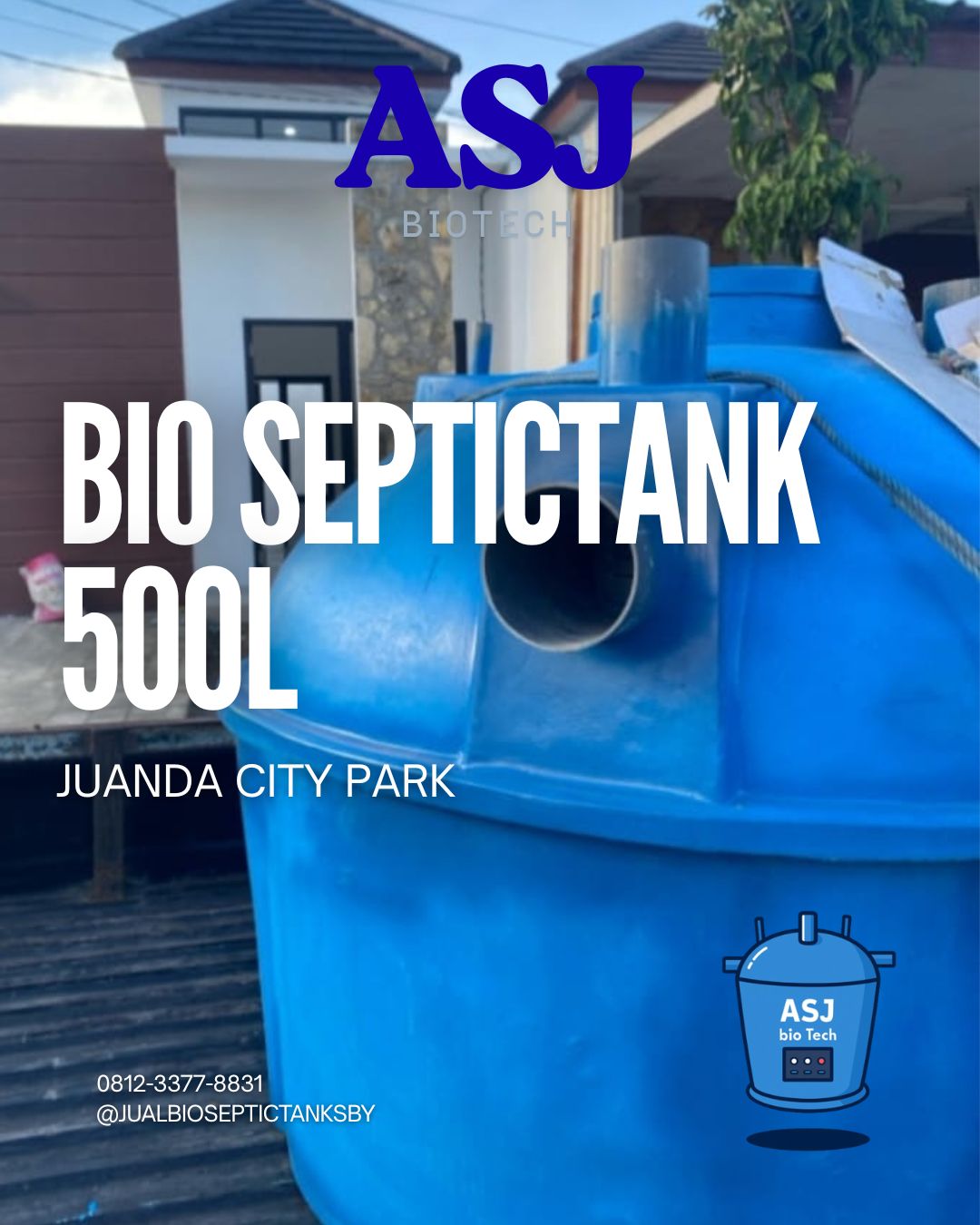Bio Septictank 500 L Perumahan Juanda City Park 